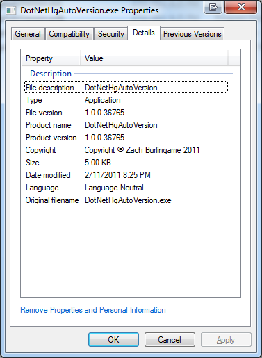 Version Info Version Info